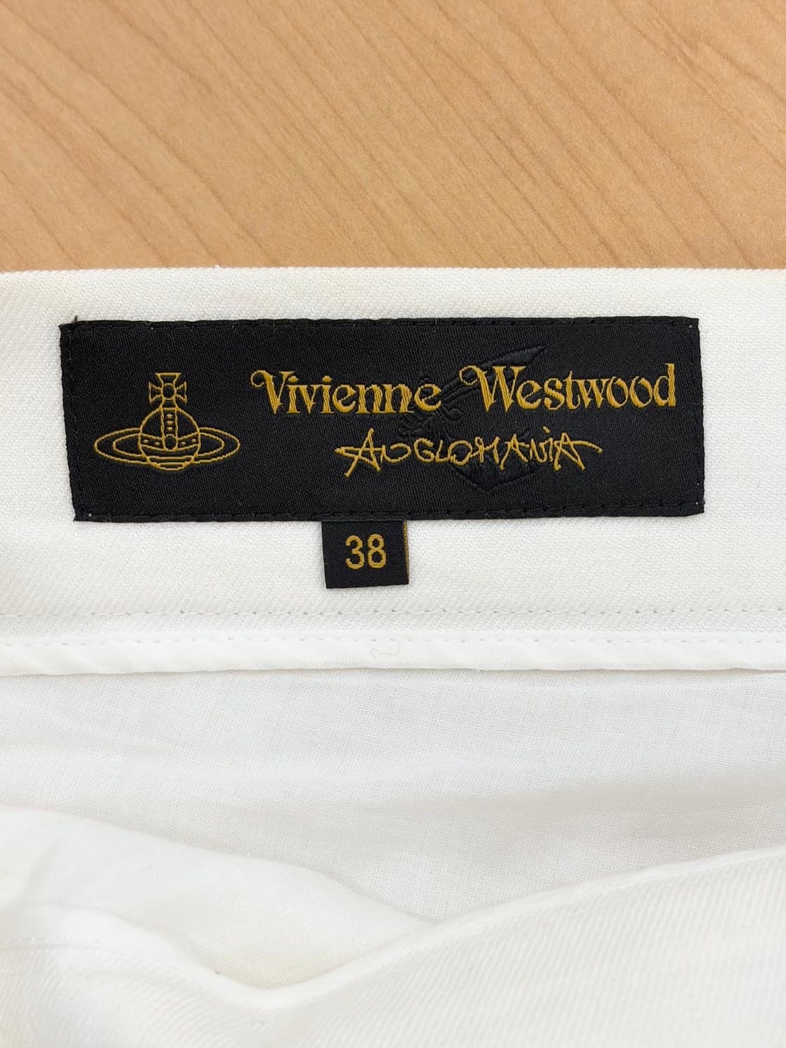 비비안 웨스트우드 앵글로매니아 화이트 미니 랩 스커트  상품이미지8