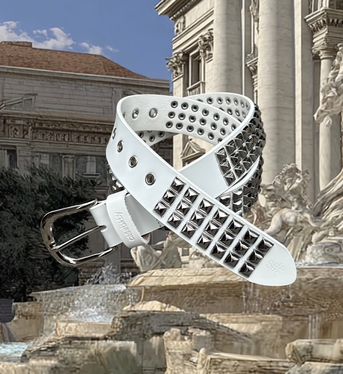 cash baby STUDDED LEATHER BELT 상품이미지2