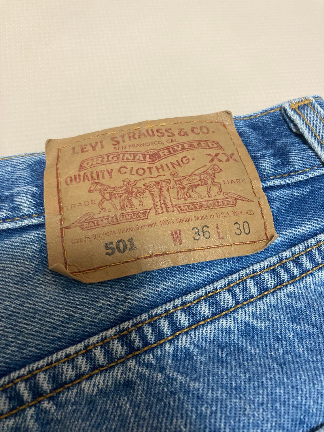 90s 리바이스 501 USA W36 L30 상품이미지3