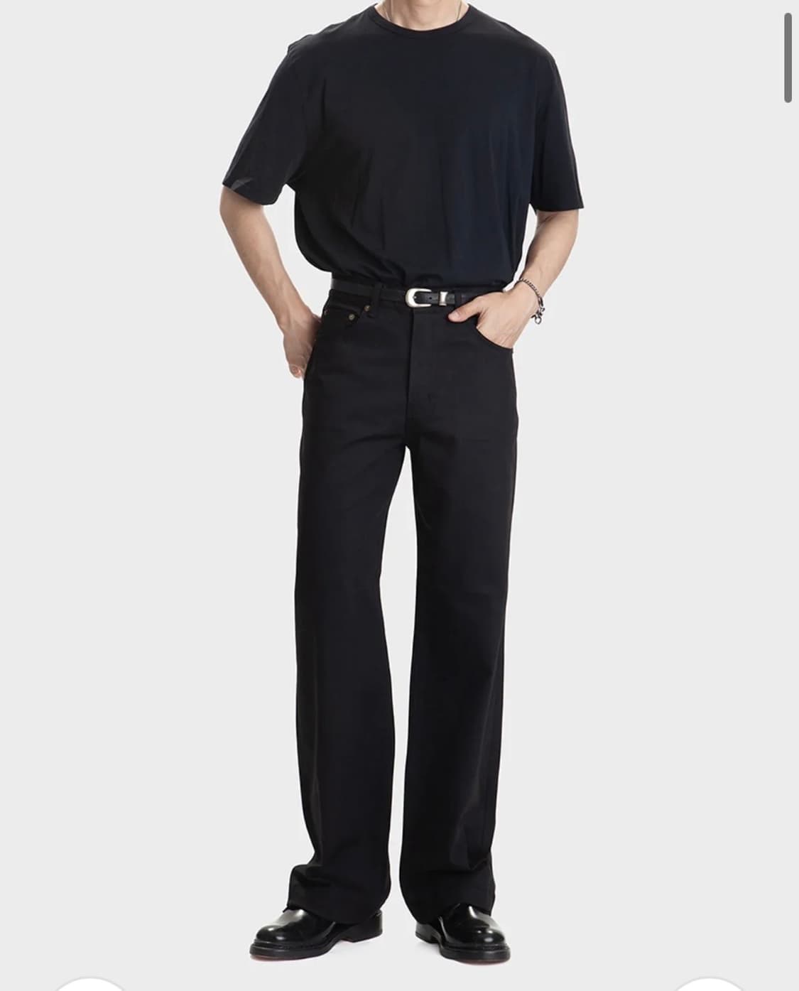 모드나인 블랙진 청바지 상품이미지6