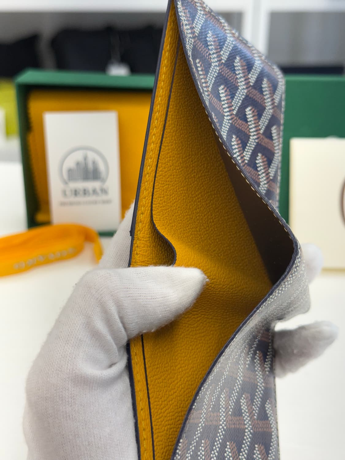 [OS] 고야드 빅투와르 스페셜 네이비 반지갑 상품이미지5