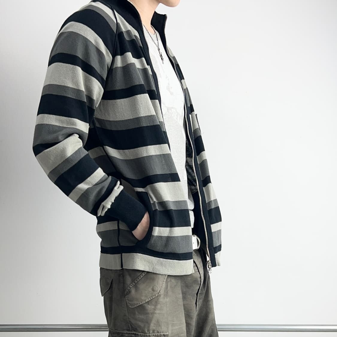 돌체앤가바나 코튼 져지 드라이버 집업 상품이미지2