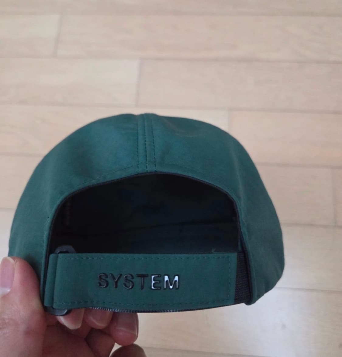 SYSTEM 시스템옴므 그린 방수 모자 볼캡 상품이미지6