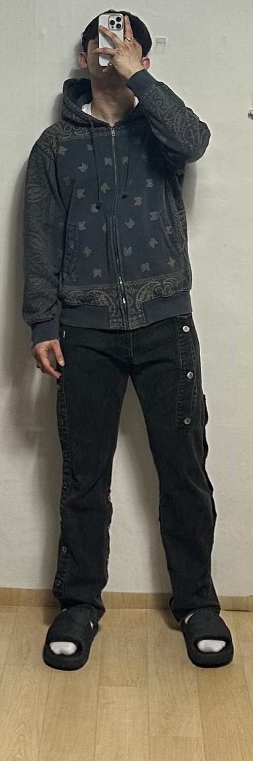 디스이즈네버댓 반다나 후드집업 상품이미지5