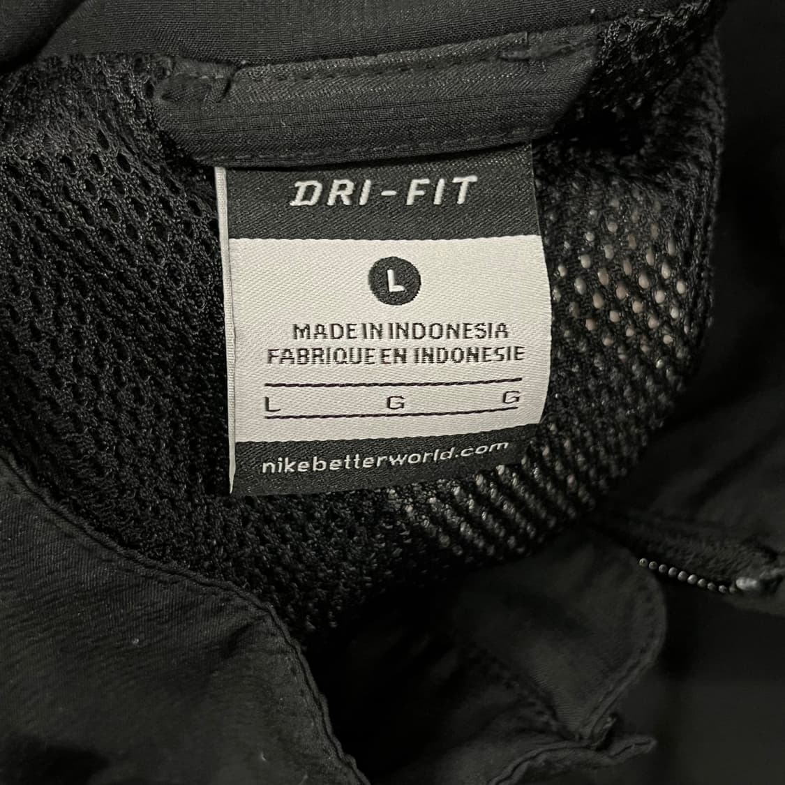 [정품/L] 나이키 블랙 바람막이 자켓 b17 상품이미지5