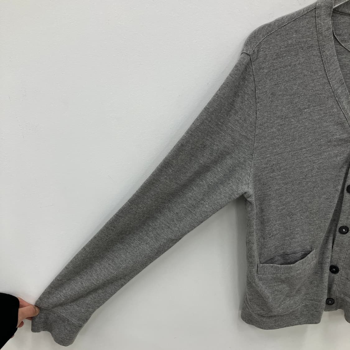 폴로 랄프로렌 그레이 스트레치 매쉬 가디건 L 상품이미지4