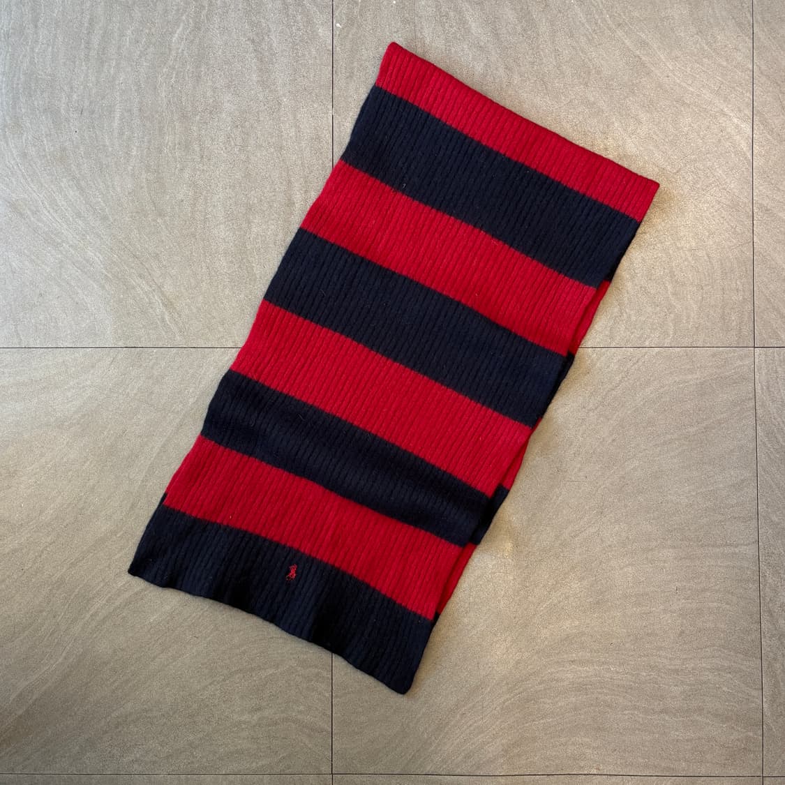 폴로 정품 울 스트라이프 머플러 목도리 상품이미지1