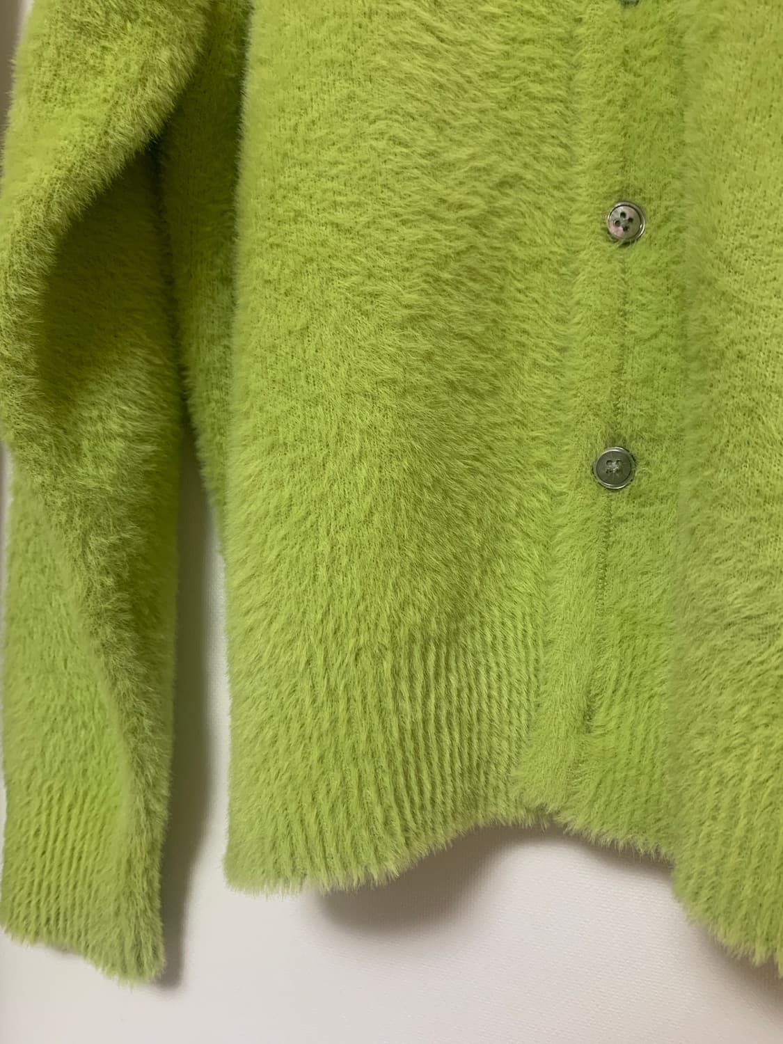 스투시 쉐기 가디건 라임 상품이미지5