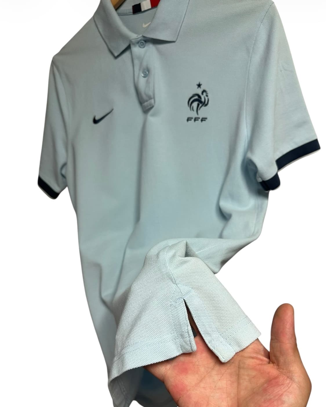 나이키(Nike)프랑스 FFF 반팔 폴로 카라티셔츠 L size 상품이미지5