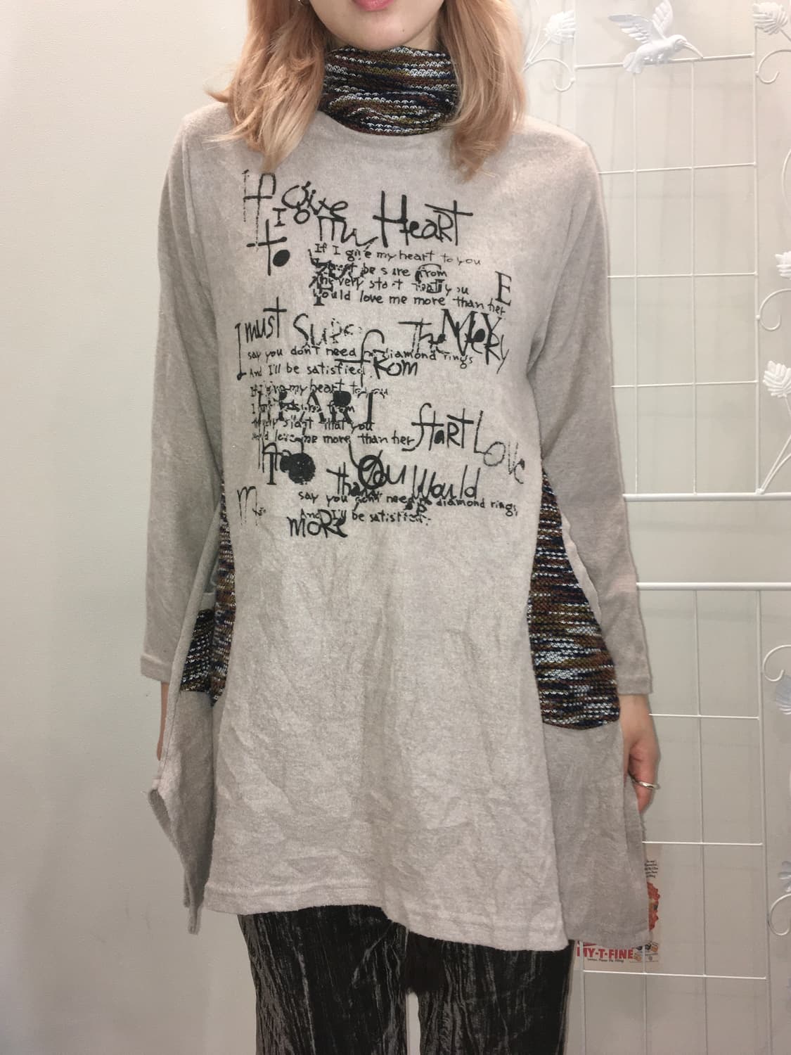 jpn vintage mori pullover knit onepiece 상품이미지4