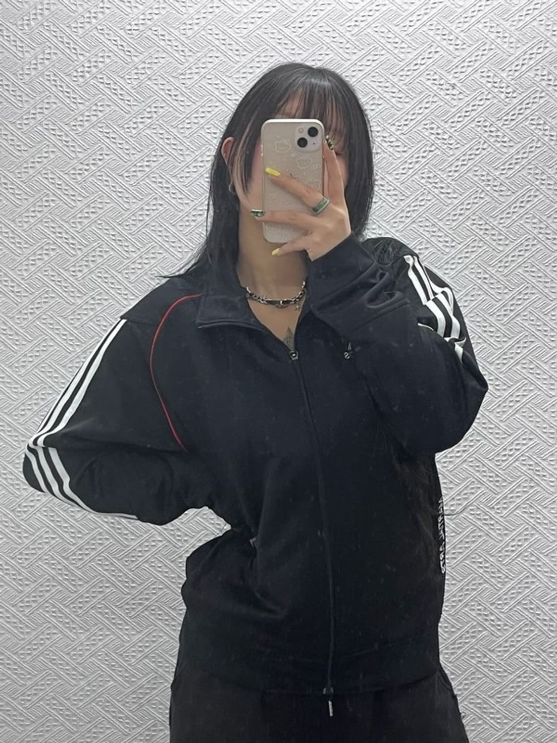 아디다스 올드스쿨 레트로 크로스 배색 져지 집업 L C07453 상품이미지1