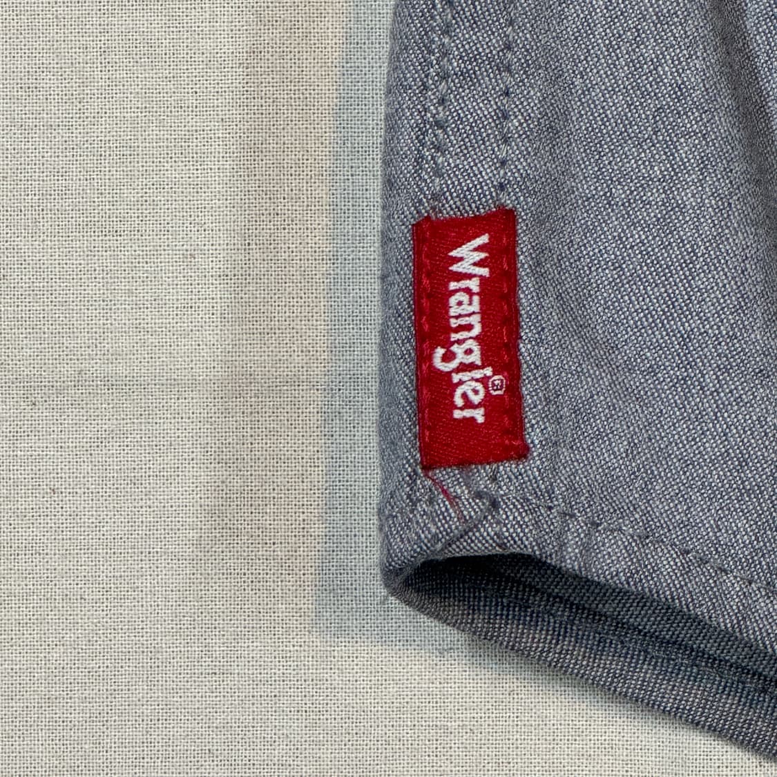 M) Wrangler 랭글러 투포켓 워크웨어 코튼 셔츠 그레이 상품이미지8