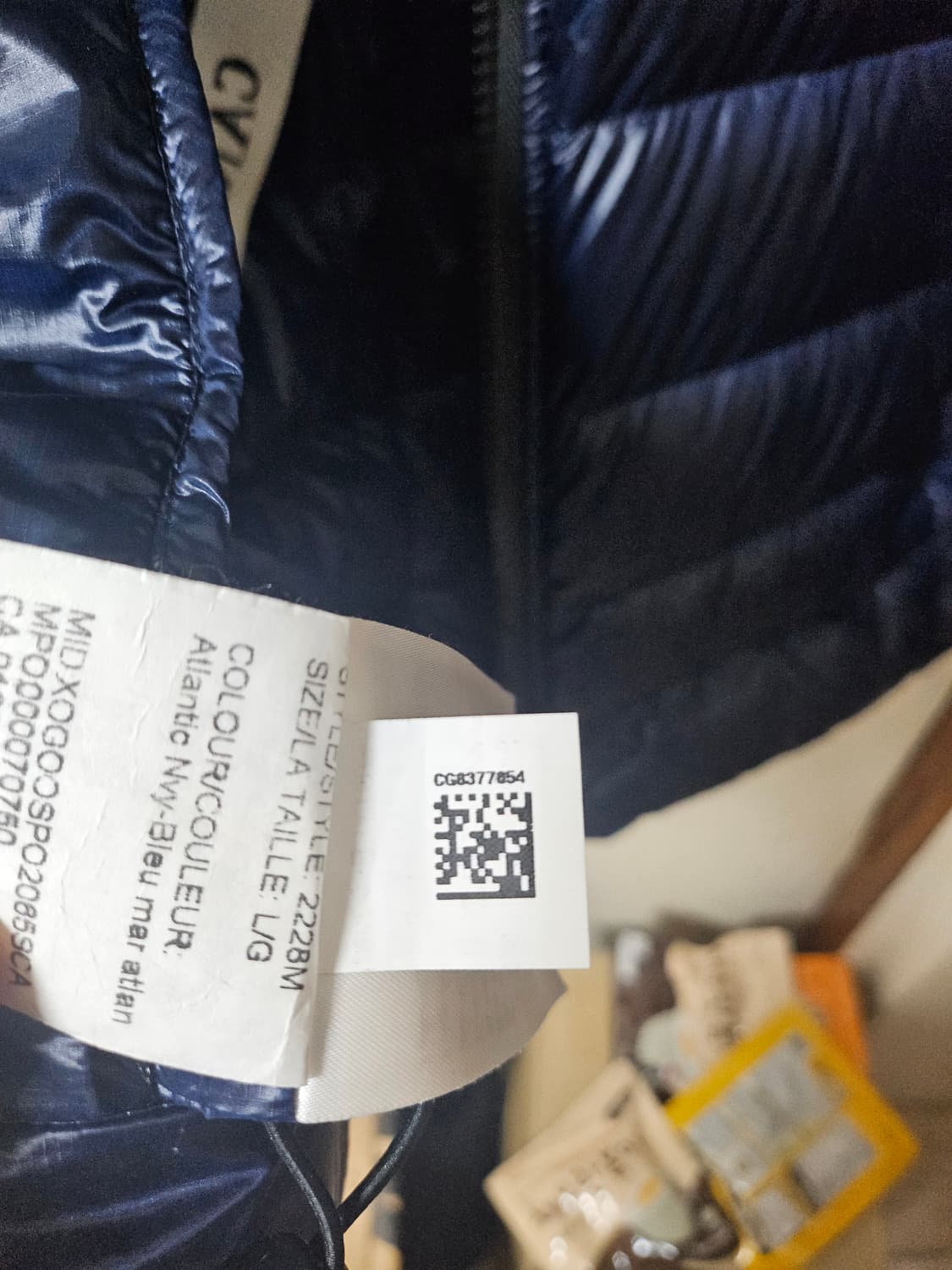 캐나다구스 크로프턴 경량패딩 아틀란틱 네이비L 상품이미지9