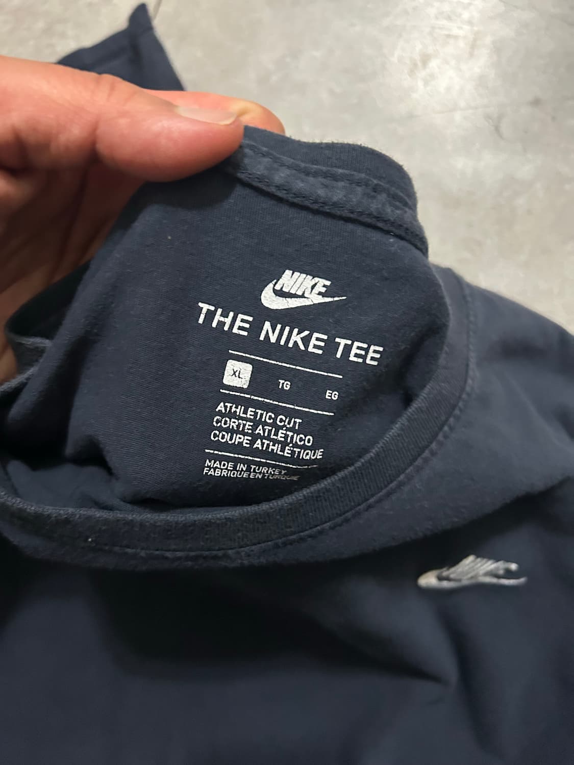 나이키 블랙컬러 빈티지 코튼 숏슬리브 티셔츠 100size   상품이미지4