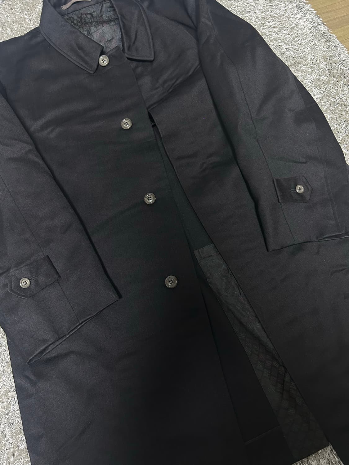 일제 커스텀 울 트랜치코트 사이즈 100~105 상품이미지2