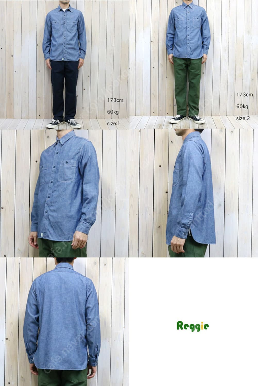 오어슬로우 샴브레이 셔츠 size2 상품이미지4