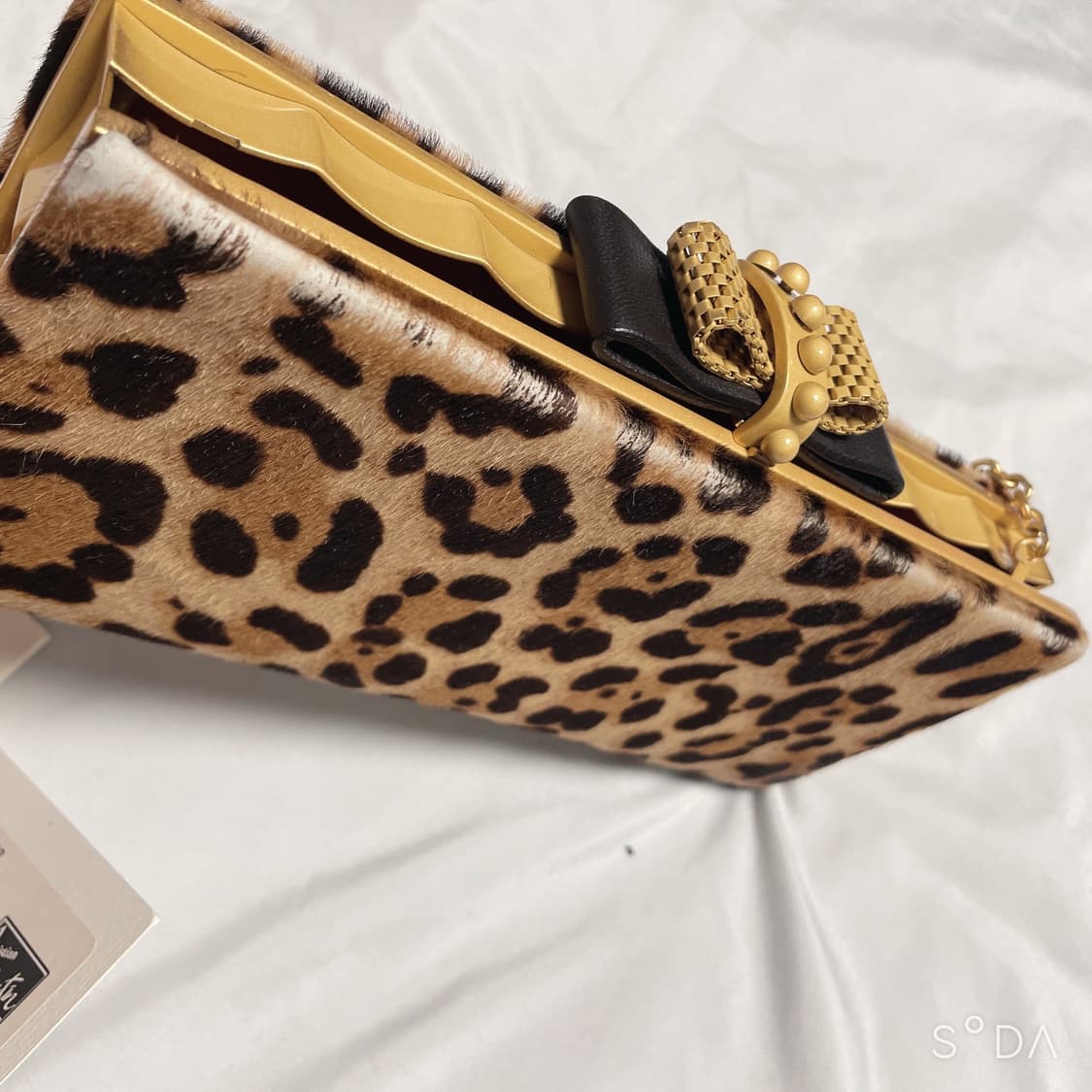 크리스찬 루부탱 레오파드 체인 클러치 백 상품이미지9