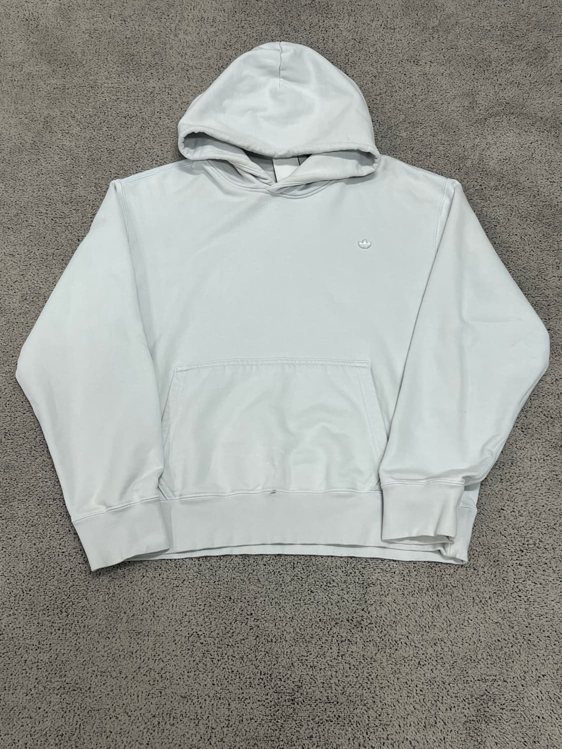 (M) 아디다스 불꽃 스몰 패치 로고 후드 티 상품이미지1