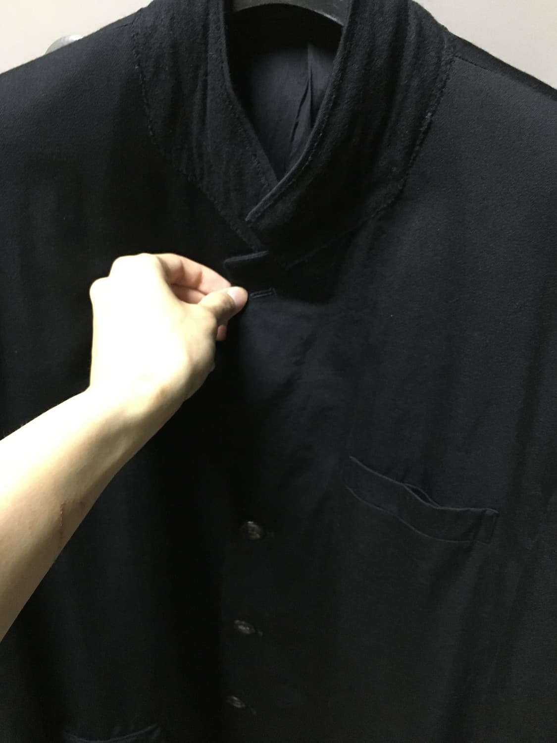 꼼데가르송 옴므 3버튼 큐프라 자켓 상품이미지3