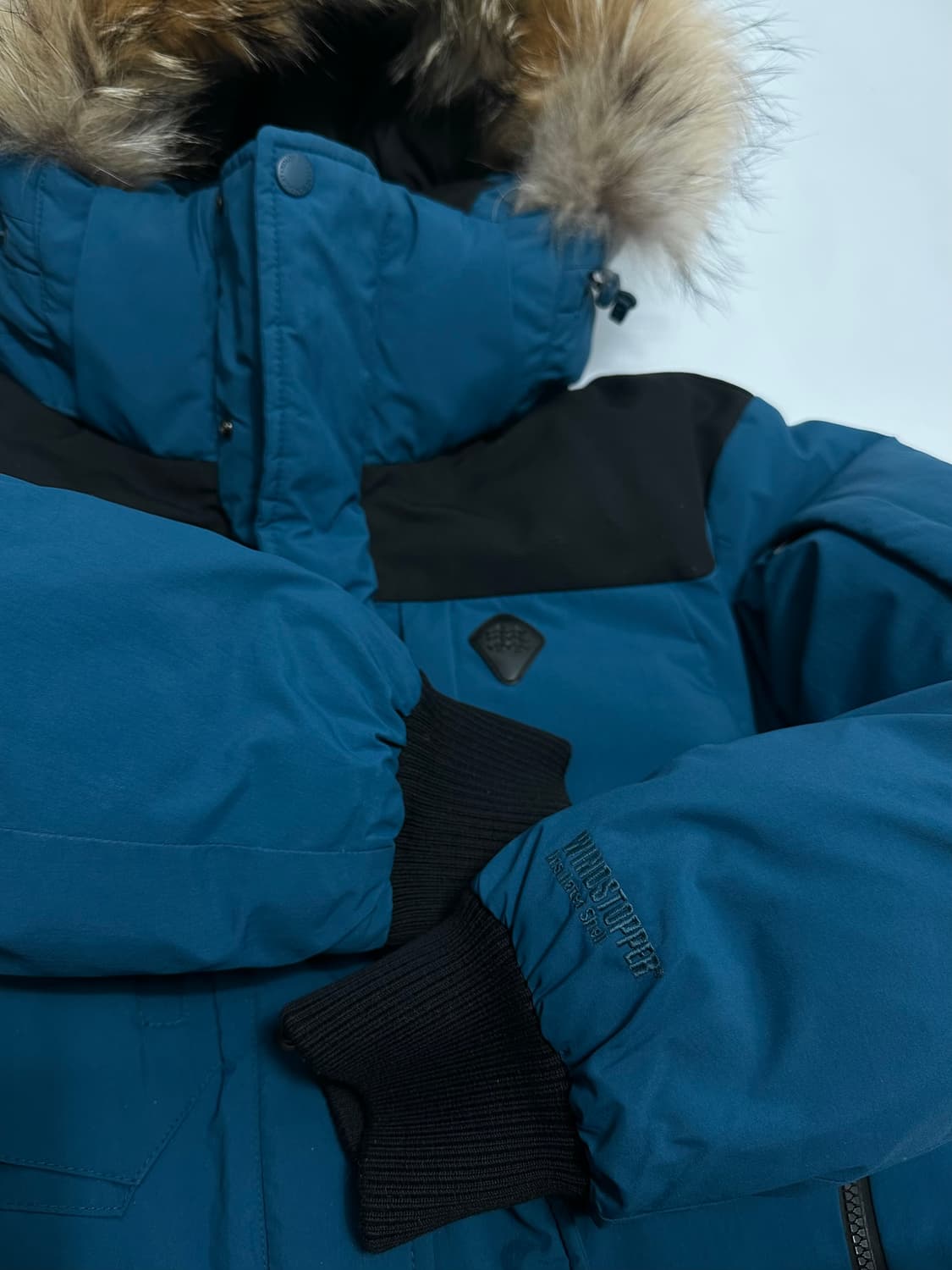 코오롱 윈드스토퍼 퍼 구스다운 패딩 보머자켓 상품이미지8