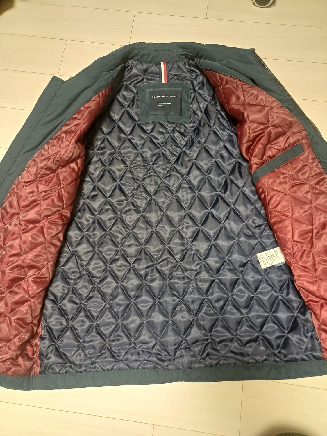 [S/95~100] 타미힐피거 집업 봄버 코치자켓(네이비) 상품이미지7