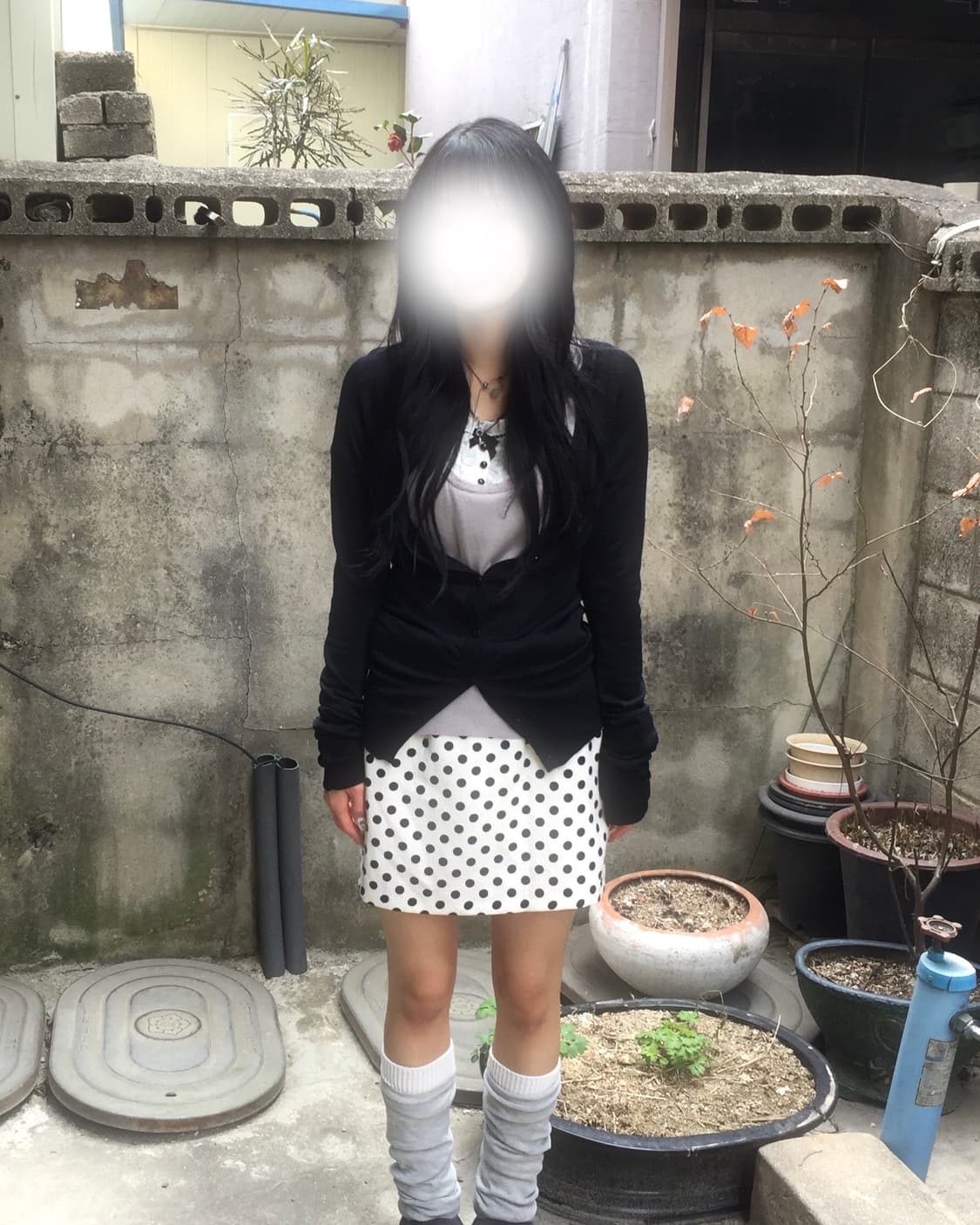 빈티지 도트 코디세트 상품이미지1