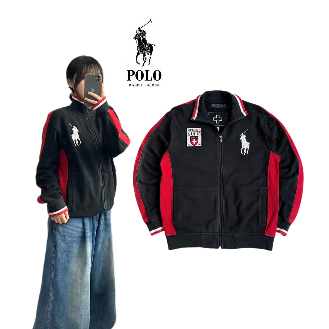 폴로 빅포니 치프키프 스위스 코튼 집업 상품이미지1