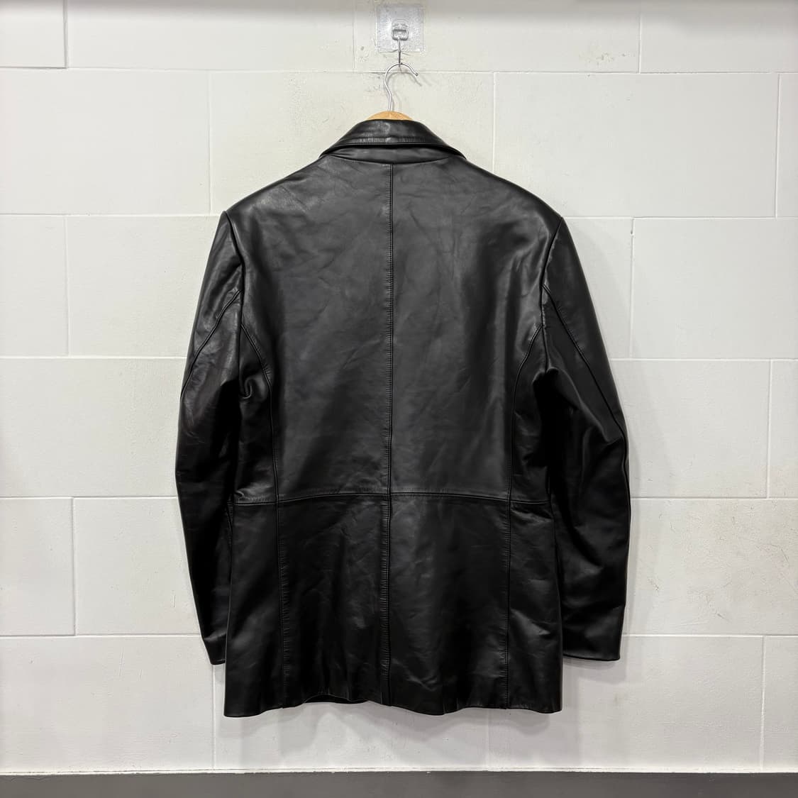 vintage 레더 블레이저 자켓 상품이미지4