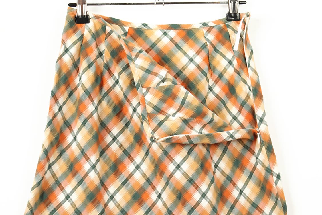 BLENDUP 롱스커트(XS)  90's Y2K 체크롱스커트 상품이미지4