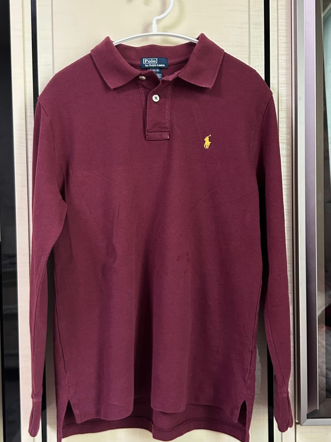 폴로랄프로렌 카라 롱슬리브 버건디 상품이미지1