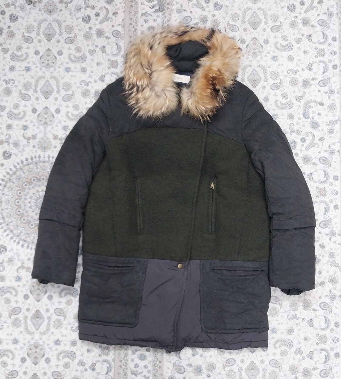 SYSTEM 오리털 라쿤퍼 패딩 (66반까지) 상품이미지1