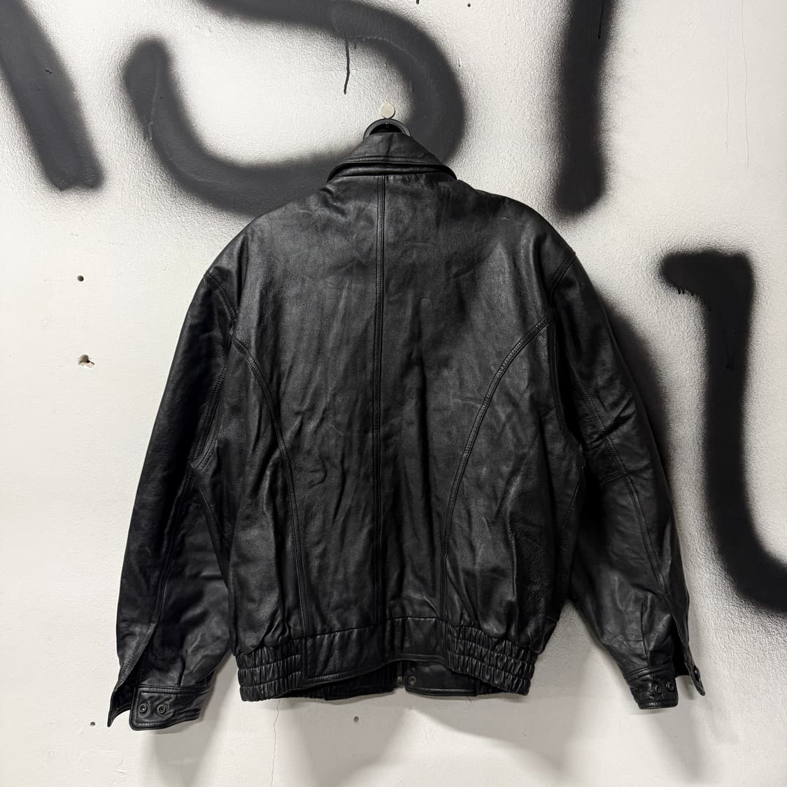 VTG 빈티지 100% 쉽스킨 양가죽 A2 봄버 자켓 상품이미지2