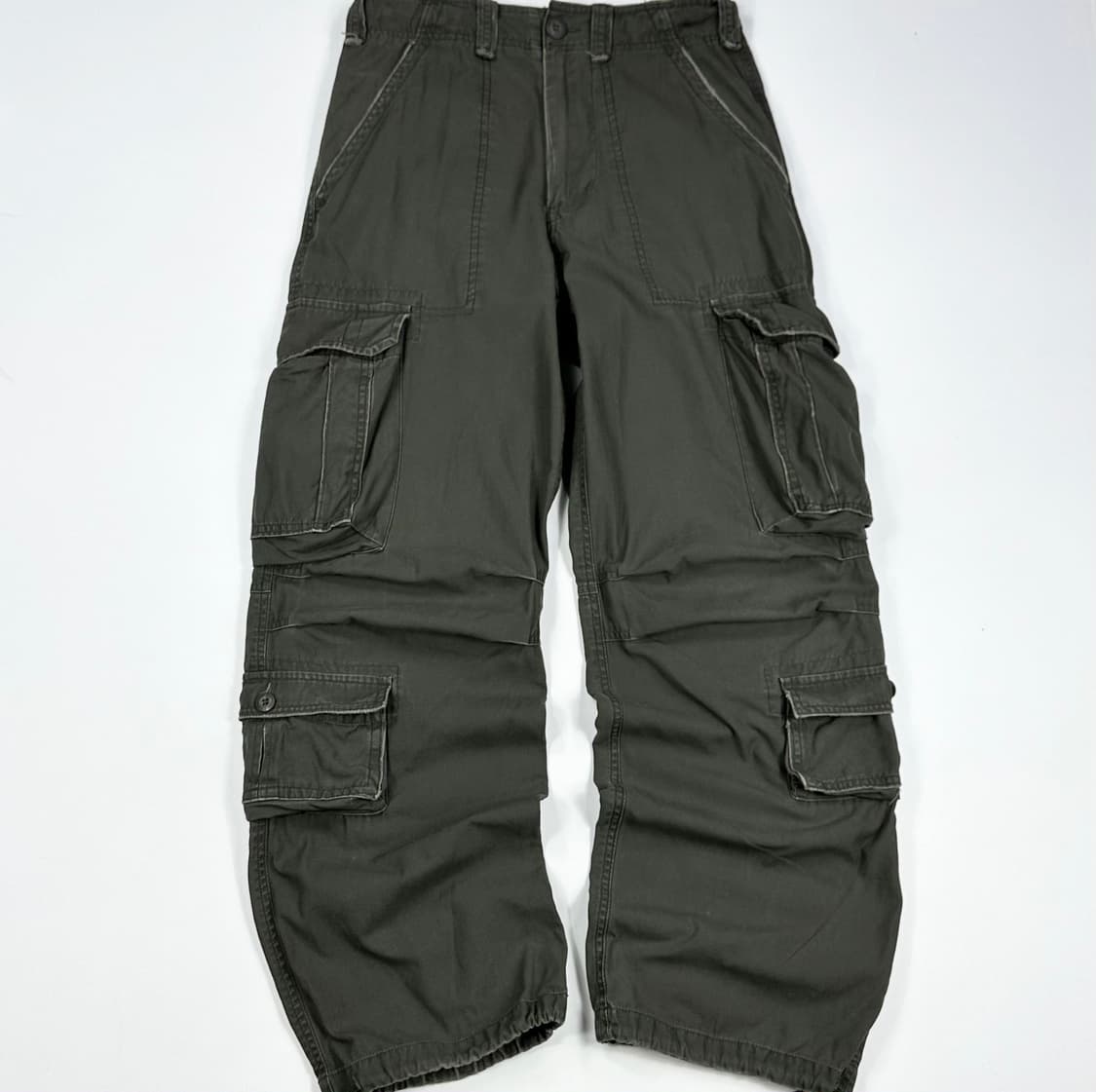 VTG 빈티지 카키 와이드 포켓 카고팬츠 (31인치) 상품이미지3