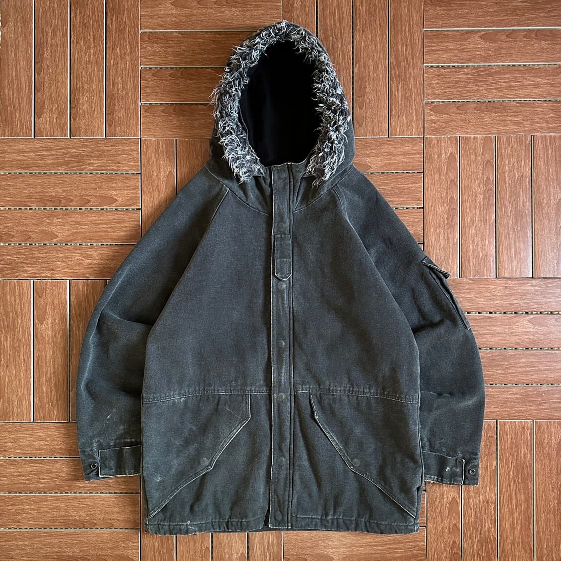 Coward canvas cotton hoodie jacket 상품이미지1