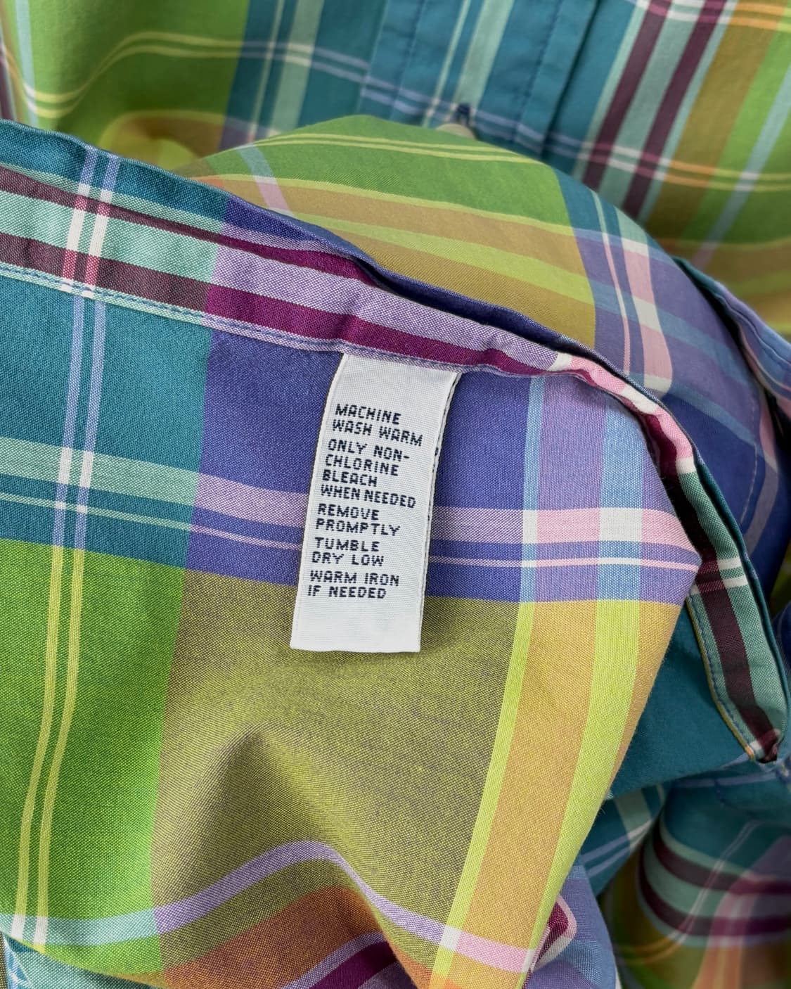 [L]폴로 랄프로렌 클래식핏 마드라스 반팔 셔츠 상품이미지8