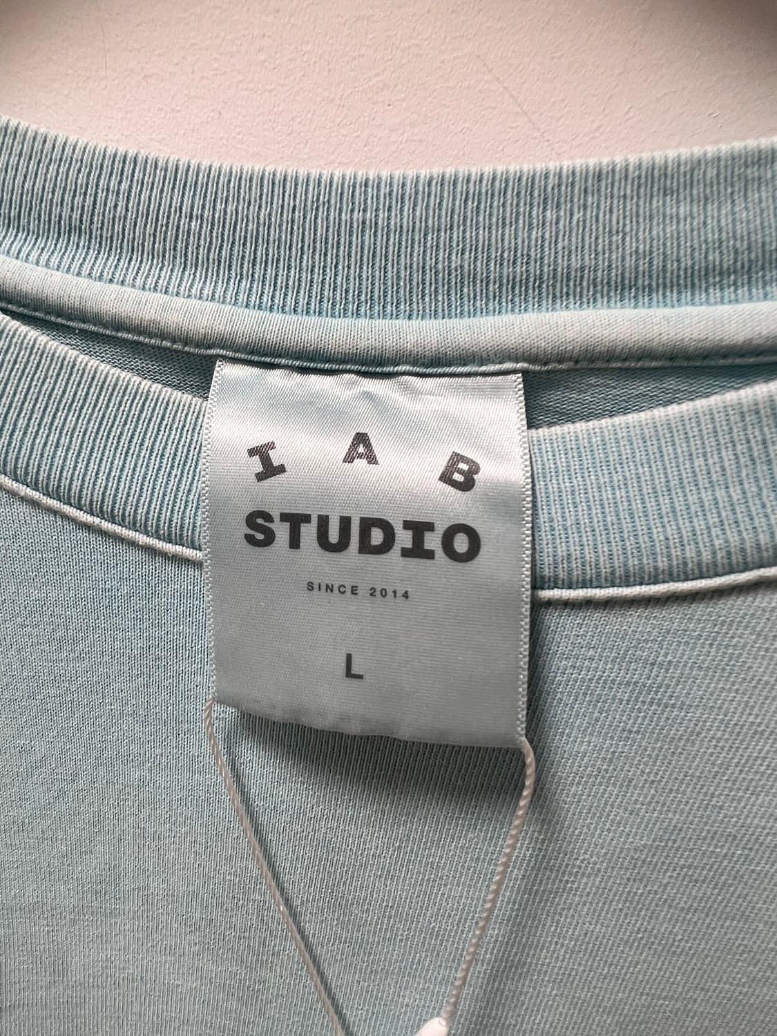 IAB STUDIO 아치 로고 반팔티 (민트) 상품이미지3