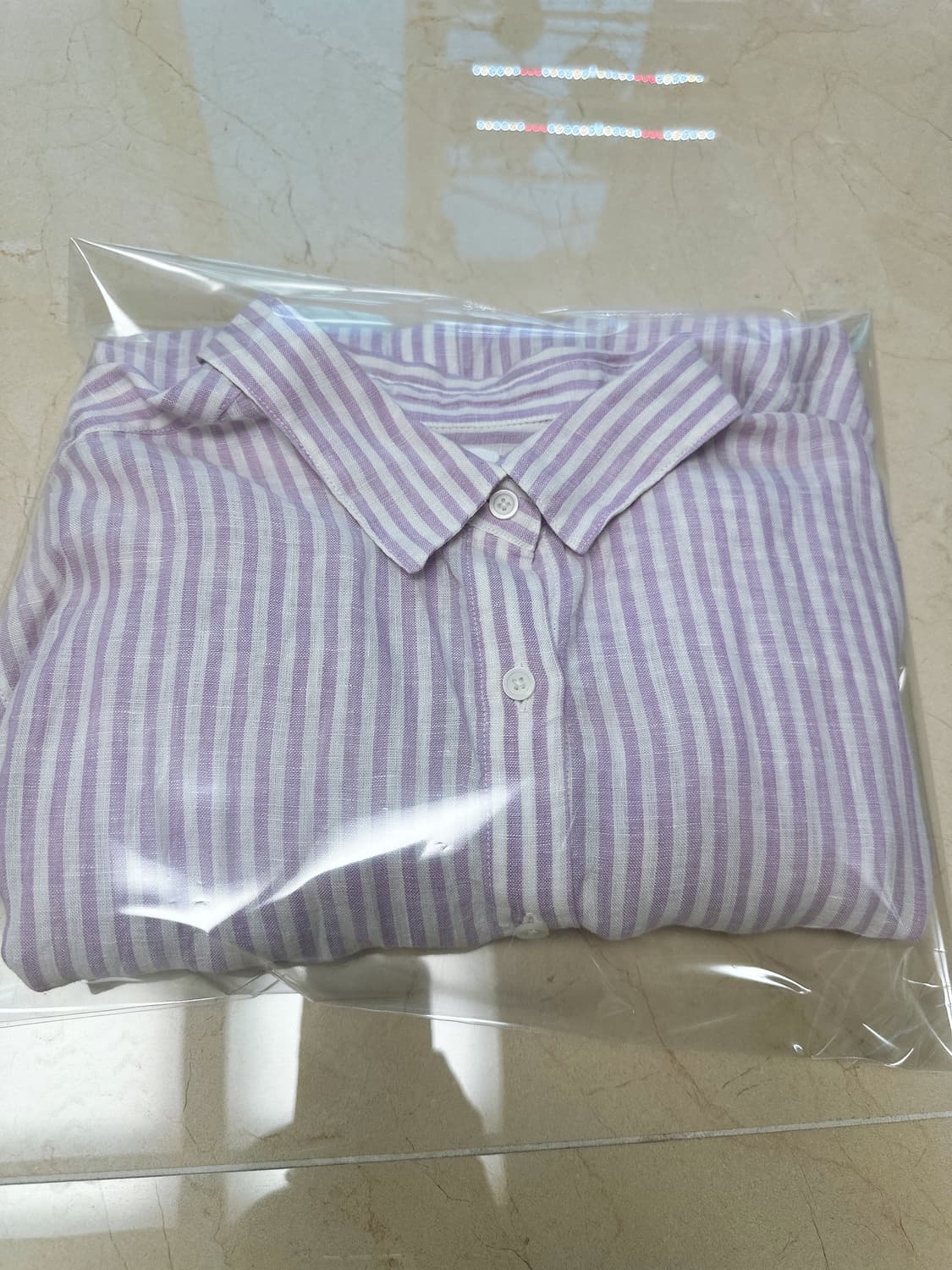 유니클로 마100% 린넨 셔츠 여자 L  상품이미지7