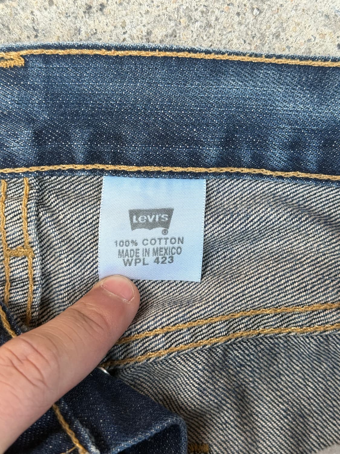 00s 리바이스 501 오리지날 핏 데님팬츠 상품이미지6