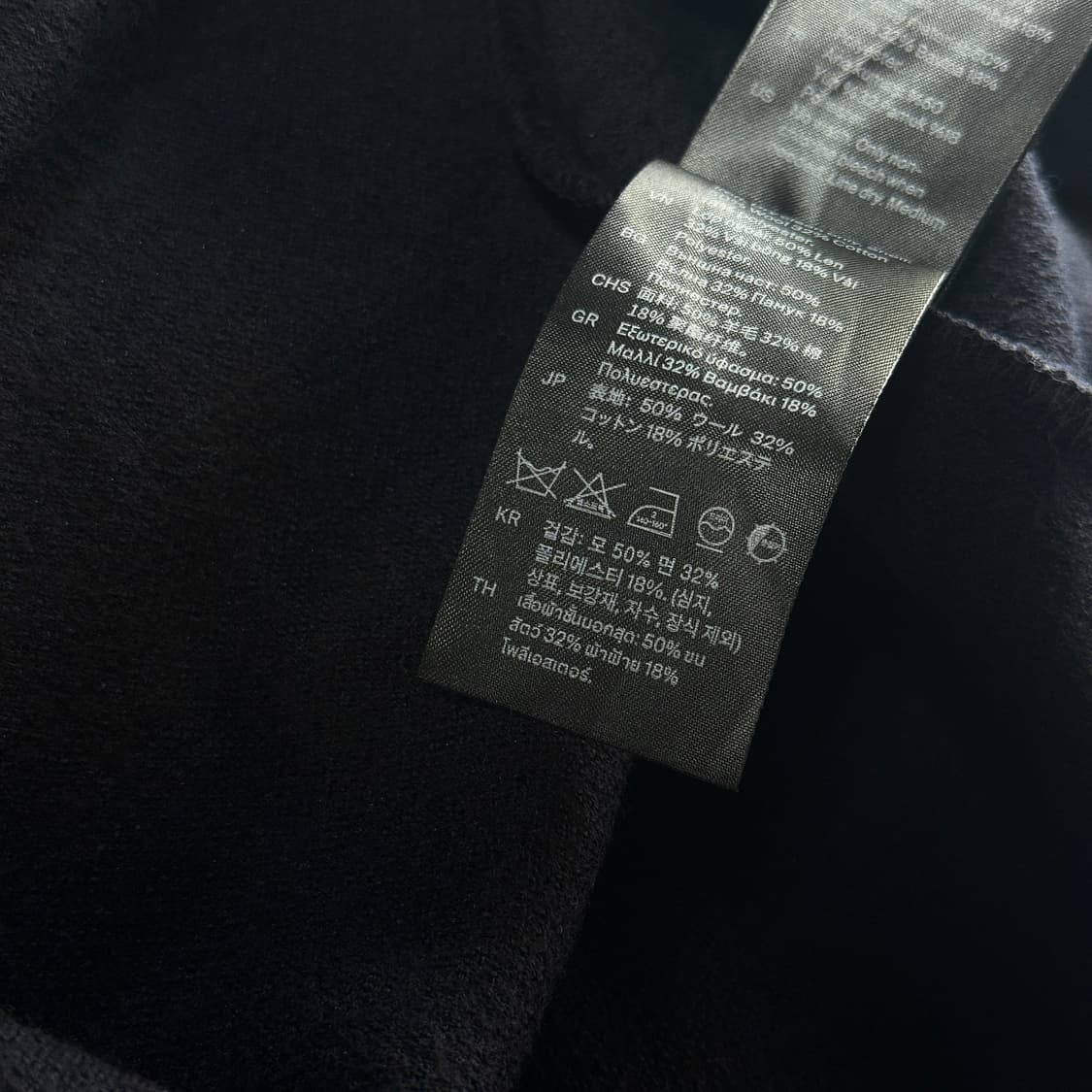 코스 COS 네이비 보일드 울 집업 상품이미지6