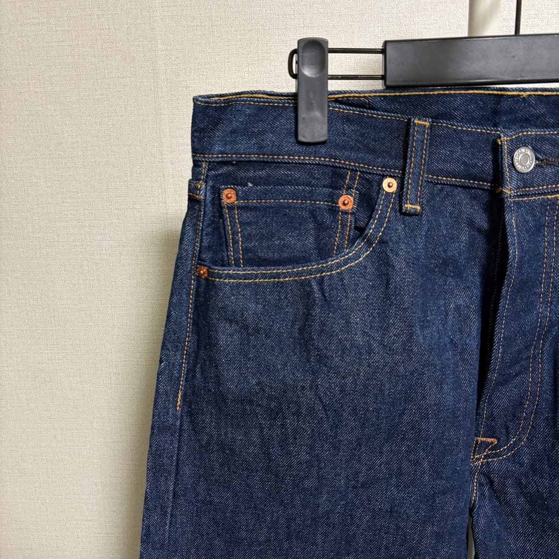 리바이스 501 스트레이트 생지 데님 팬츠 / W34, L30 상품이미지4