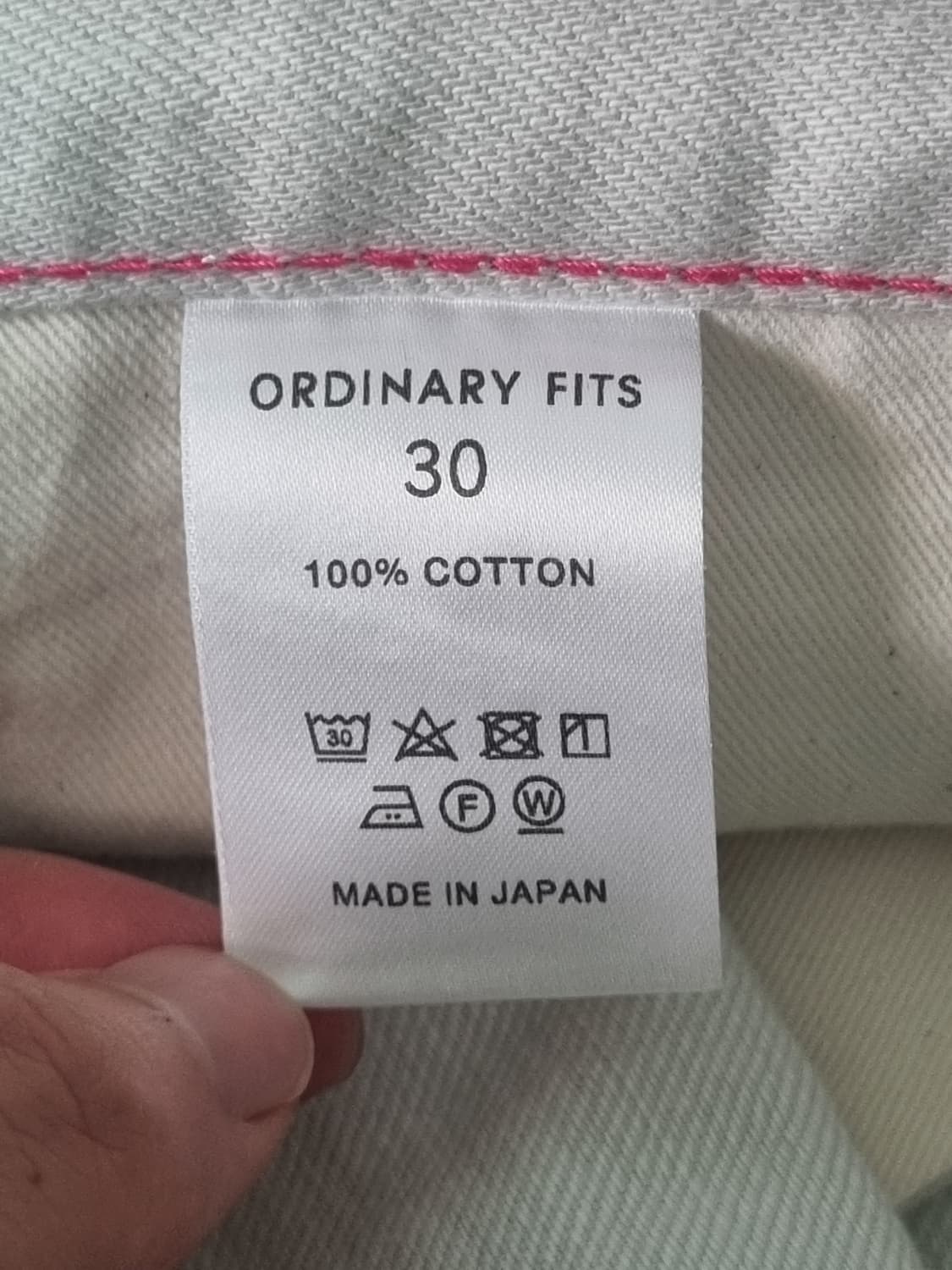 오디너리핏츠 에크루 데님 팬츠 상품이미지7