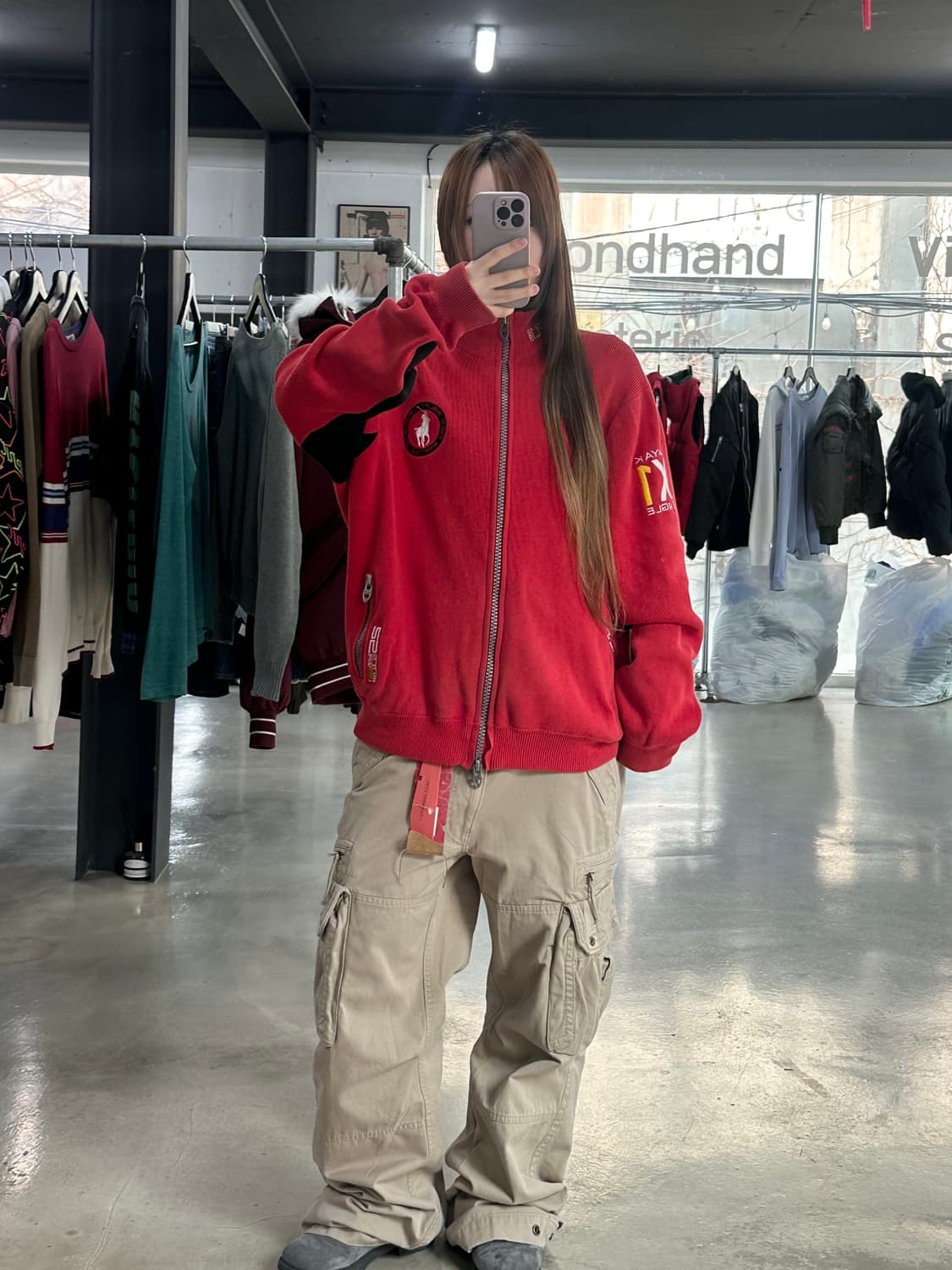 폴로랄프로렌 빅포니PRL1 레이싱 카약 투웨이 니트집업 상품이미지4