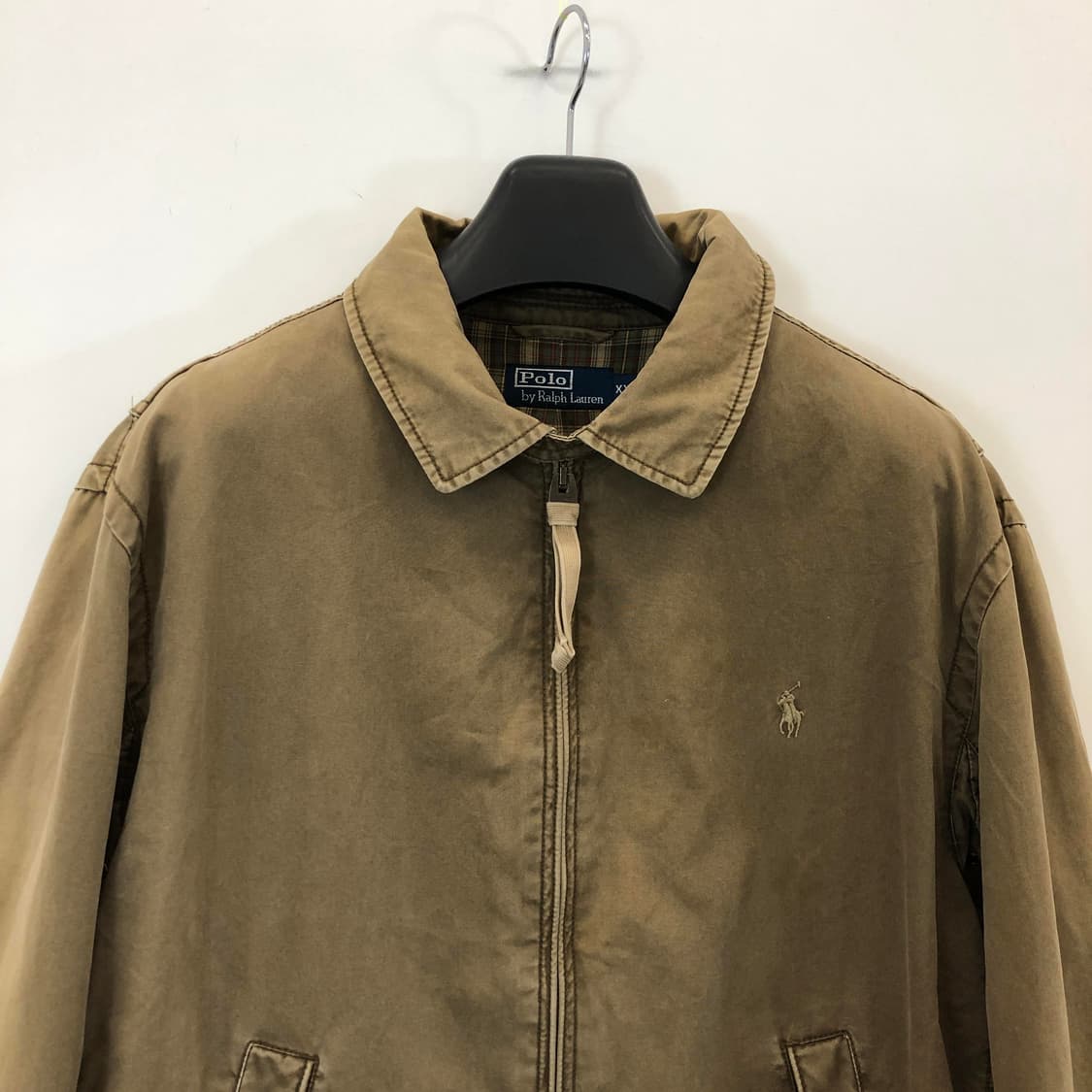 폴로 랄프로렌 빈티지 코튼 쉘 해링턴 스윙자켓 XXL 상품이미지2