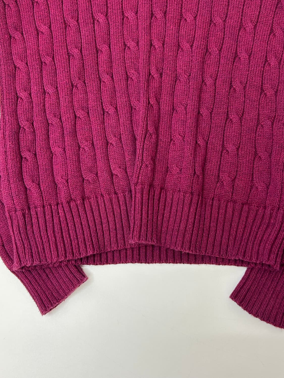 Polo 폴로 랄프로렌 퍼플 케이블 니트  상품이미지4