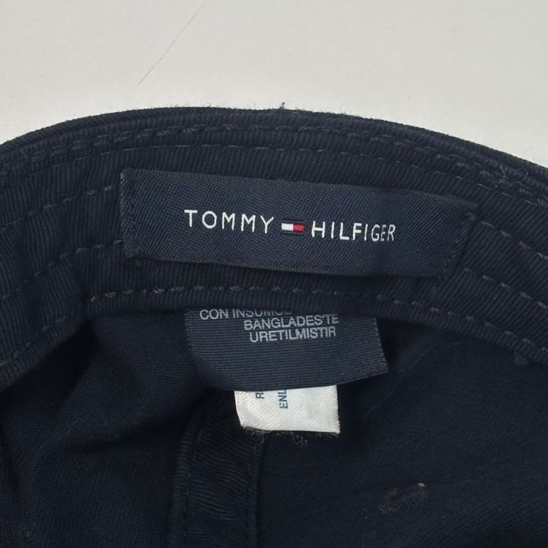 TOMMY HILFIGER 자수 로고 볼캡 네이비 상품이미지7