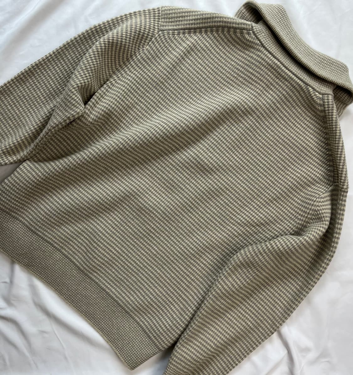 L) JW Andrrson HALF ZIP JUMPER SAND/STON 상품이미지6
