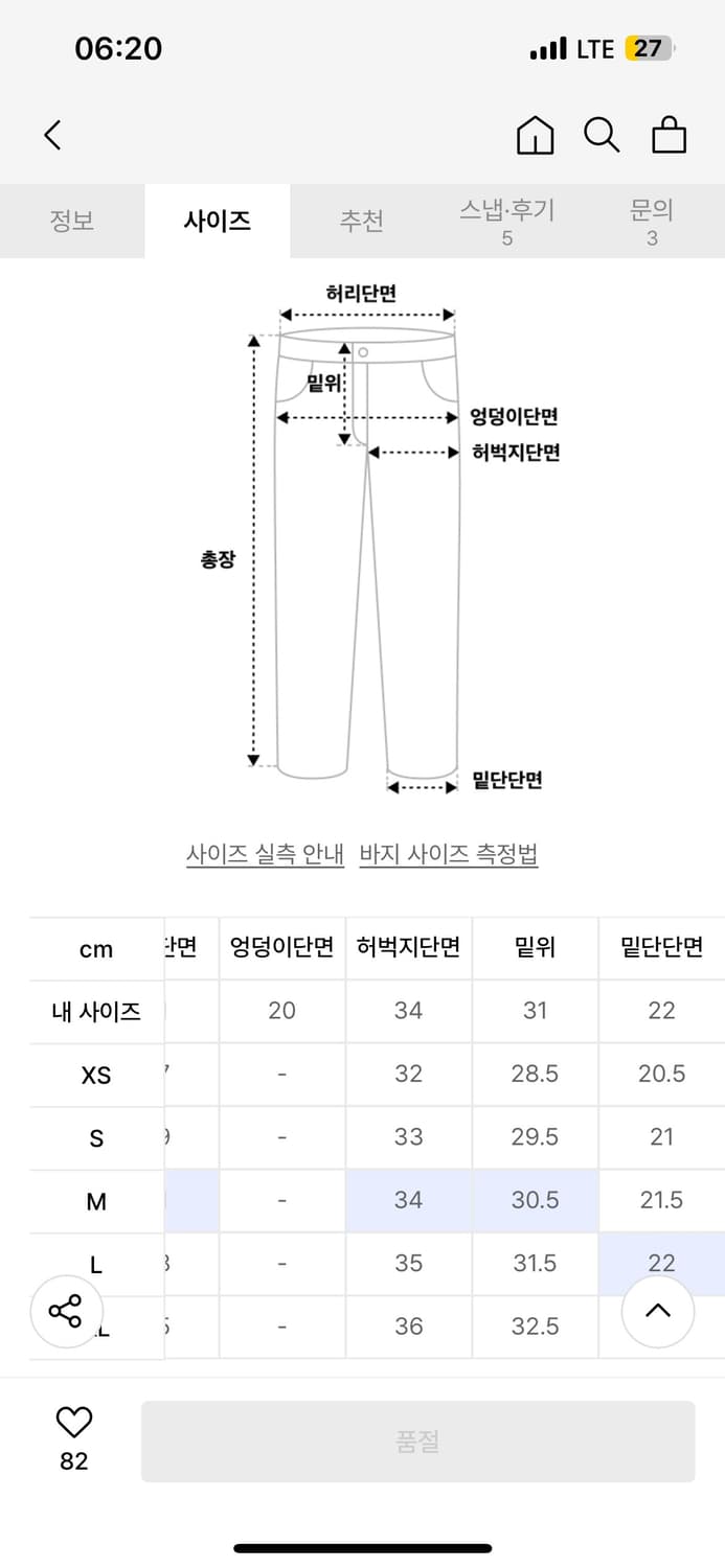 디스이즈네버댓 레귤러 진 블랙 (M) 상품이미지5
