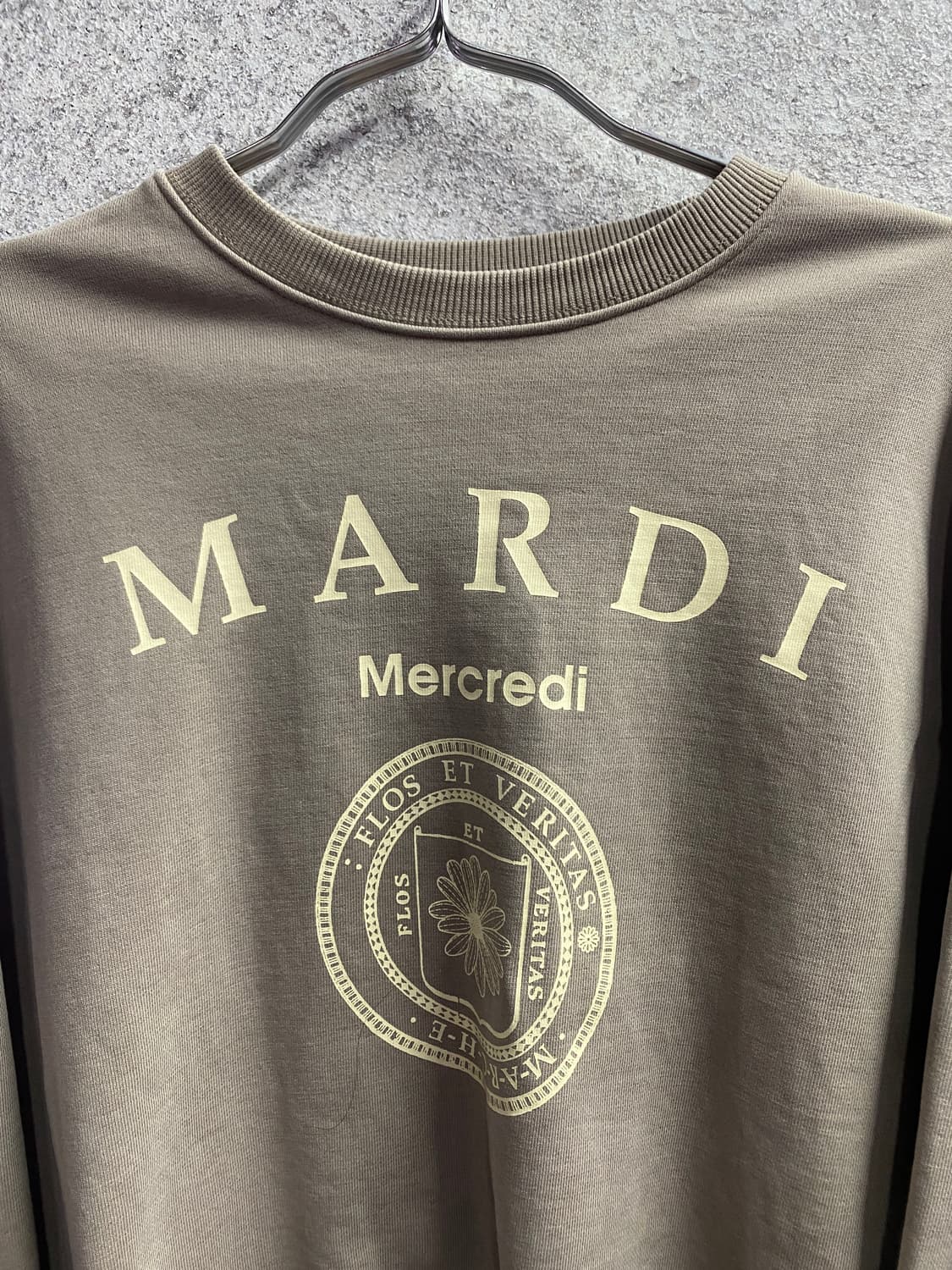 마르디 빅로고 차콜 맨투맨 B3485 상품이미지3