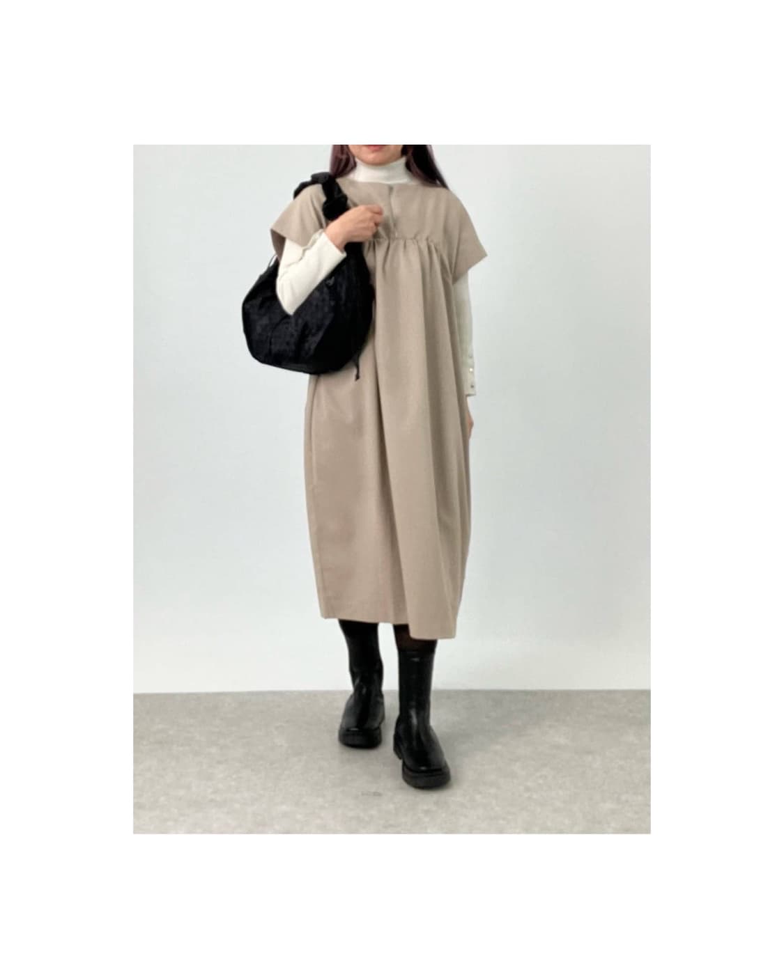 Y’SACCS by 요지야마모토 도트 셔링 숄더백 상품이미지6