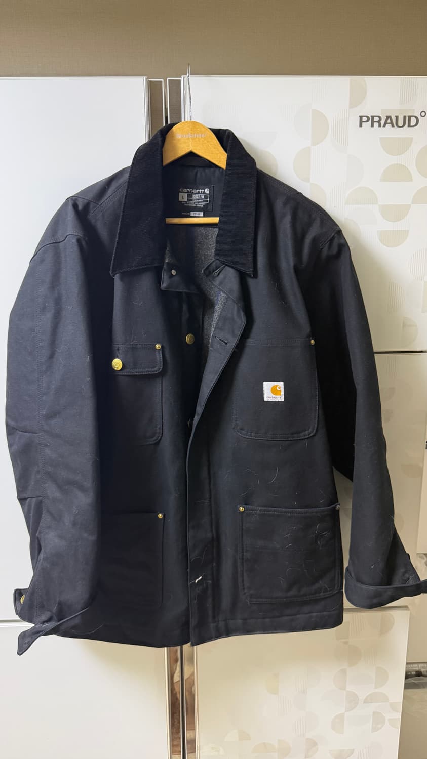 칼하트 초어 코트 블랭킷 Loose Fit L사이즈 상품이미지3